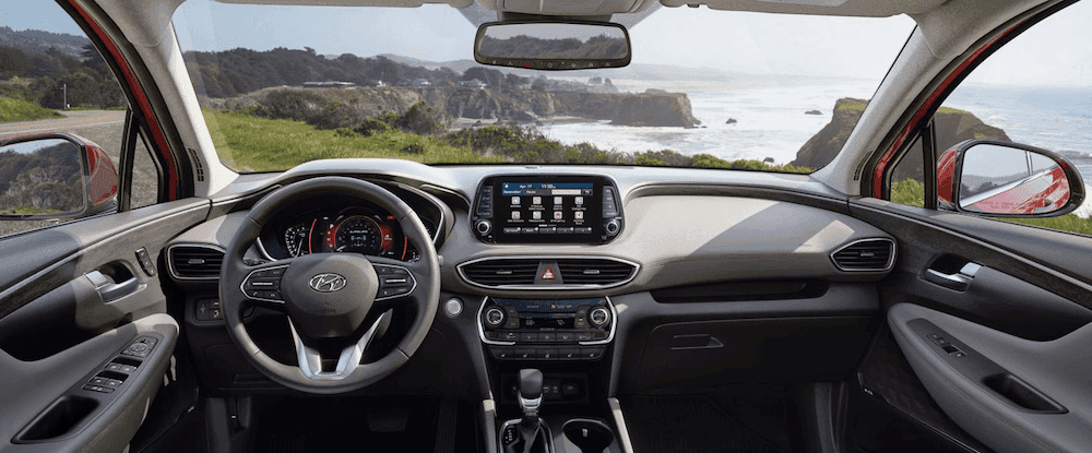 2020 Hyundai Santa Fe Interior Features Dimensions Seating Cargo Space