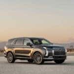2023 Hyundai Palisade in a desert landscape