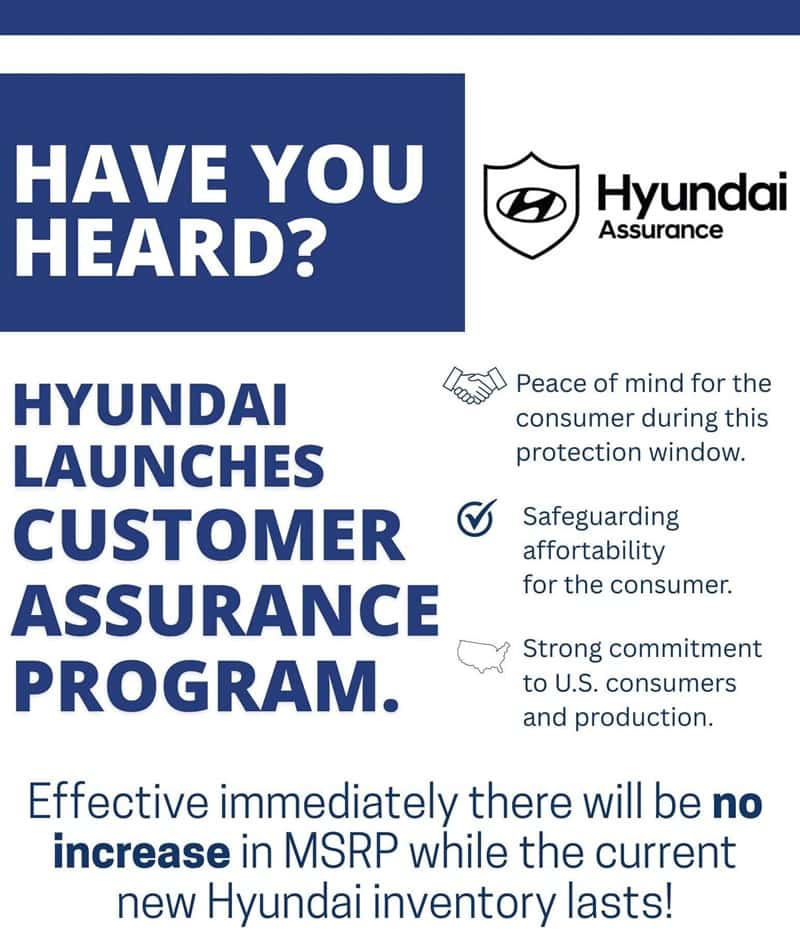 Hyundai Price Lock Assurance