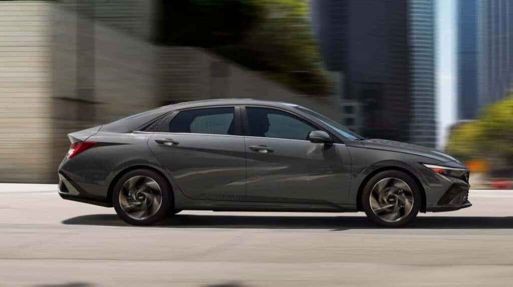 Elantra Hybrid on the Street