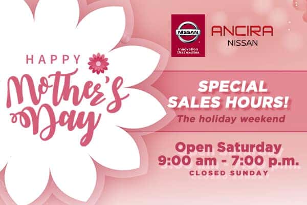 Happy Mother's Day from Ancira Nissan in San Antonio TX
