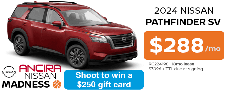 2024 Nissan Pathfinder SV Lease Special in San Antonio March 2024