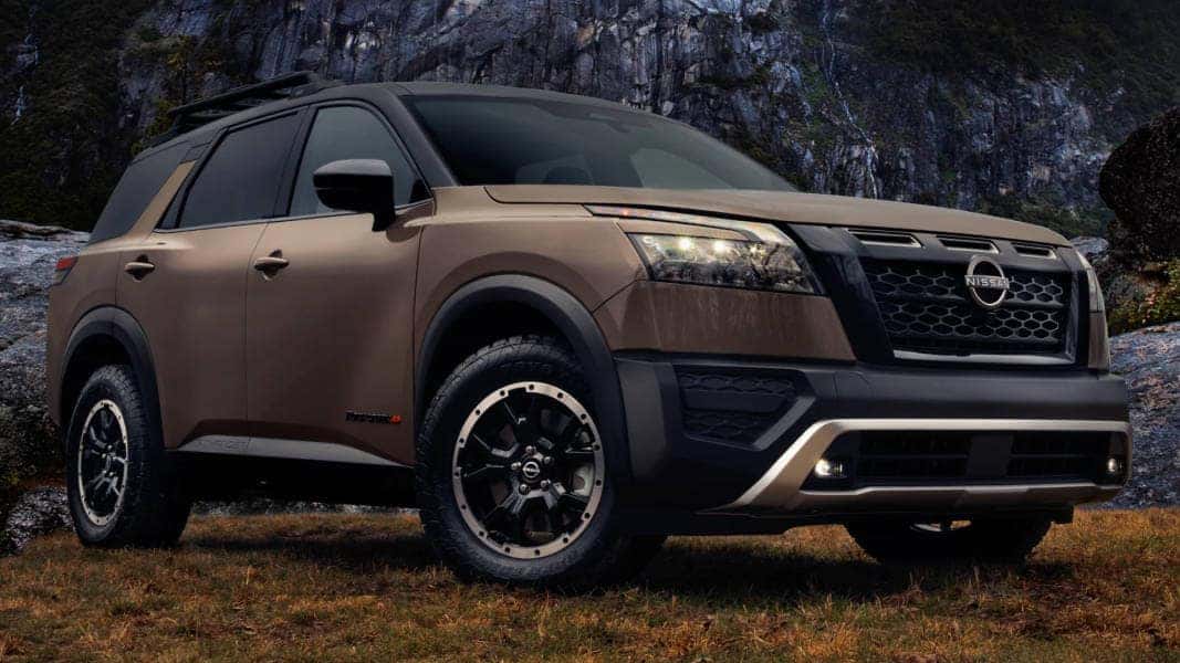 The 2023 Nissan Pathfinder Rock Creek offers a fun ride on any terrain near Boerne TX