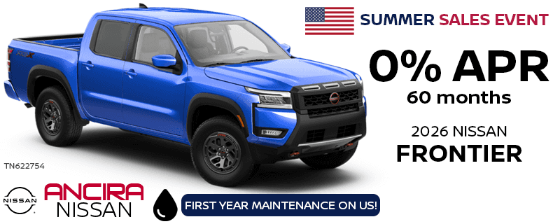 2026 Frontier July 0 Percent APR Special in San Antonio - Ancira Nissan
