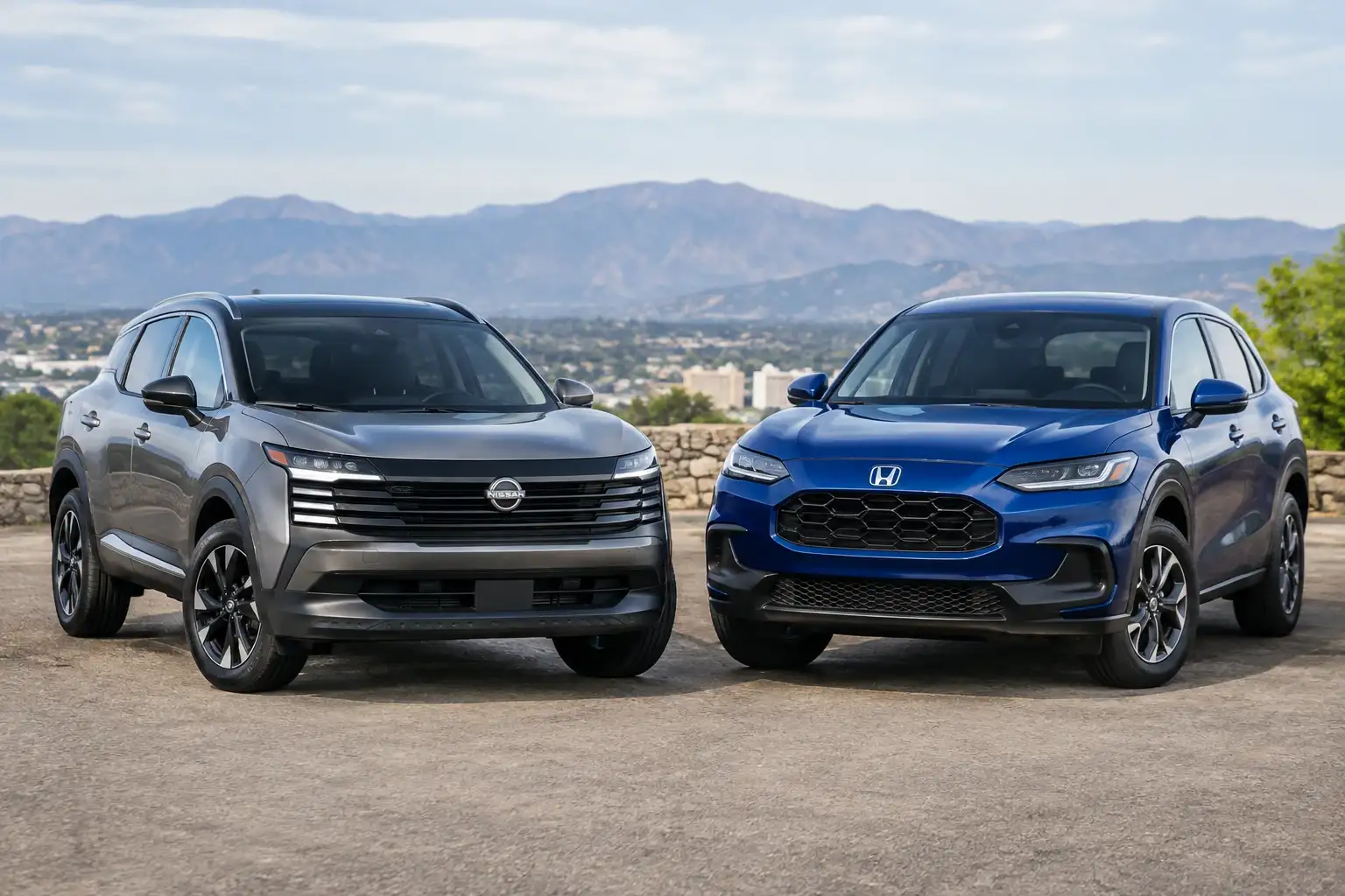 How does the 2027 Nissan Kicks compare with the 2027 Honda HR-V?