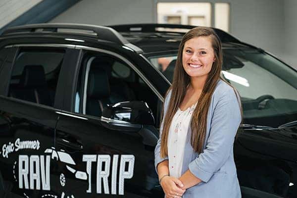 ashley botsford winner of anderson weber's 2019 epic summer rav trip