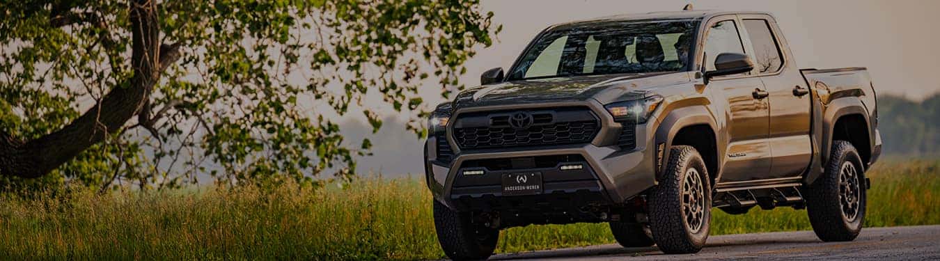 a brand new toyota tacoma from anderson-weber toyota in dubuque iowa
