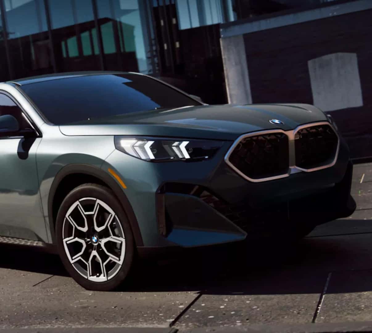 BMW luxury SUV front view