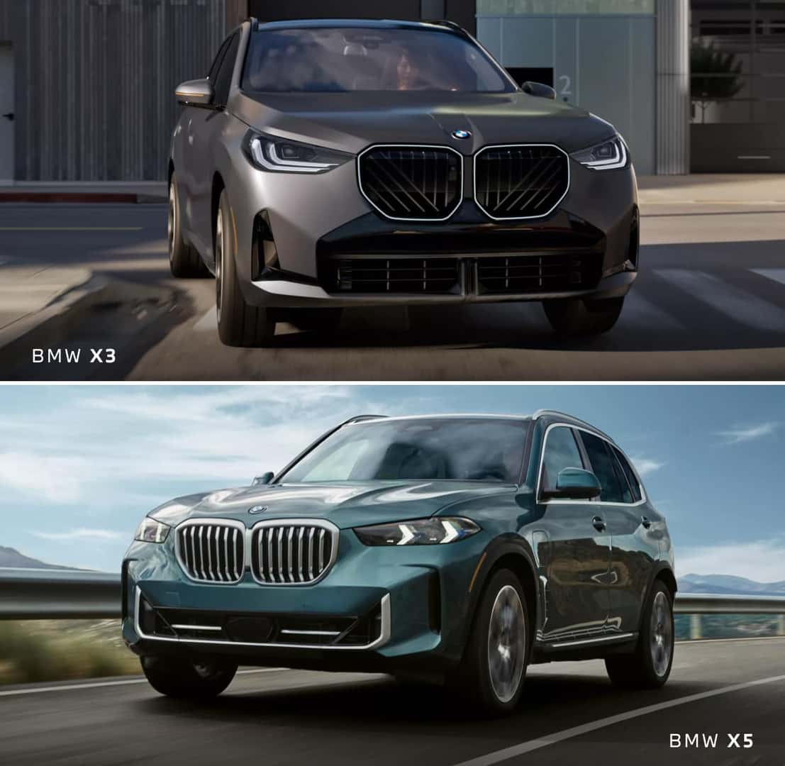 2026 BMW X3 vs. 2026 BMW X5 PRICE & CONFIGURATIONS