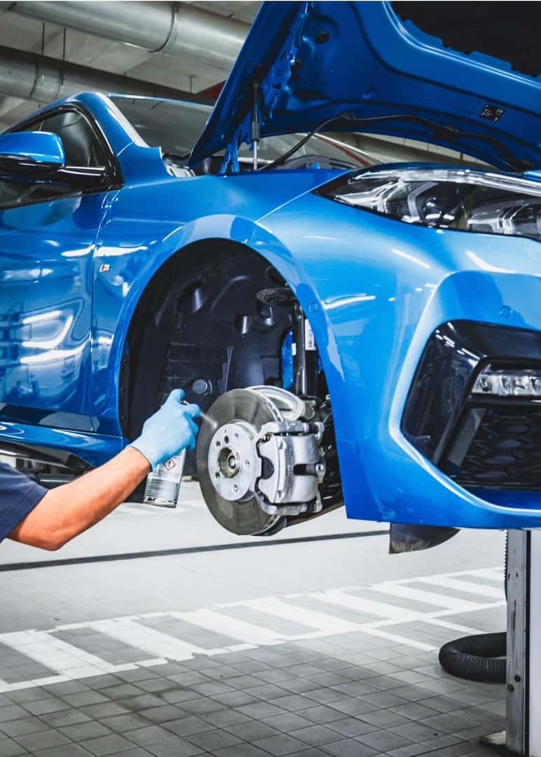 BMW disc brake service
