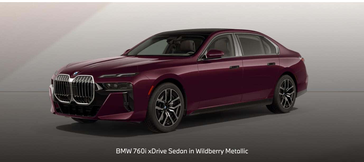 BMW 760i xDrive Sedan in Wildberry Metallic