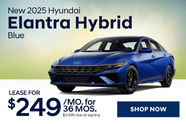 New 2025 Hyundai Elantra Hybrid Blue | Balise Hyundai of Cape Cod