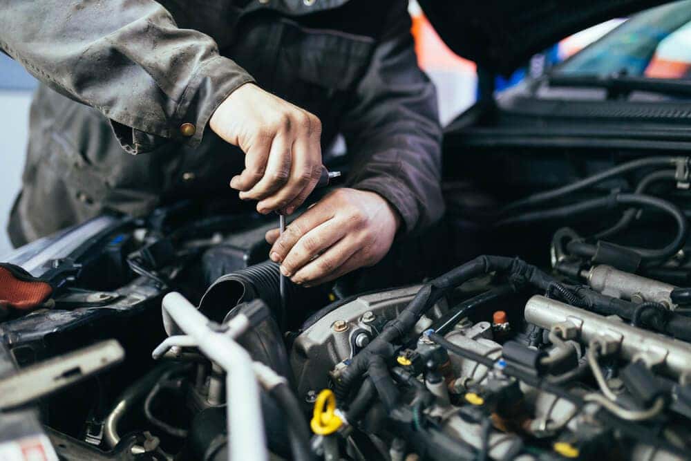 Servicing Vehicle