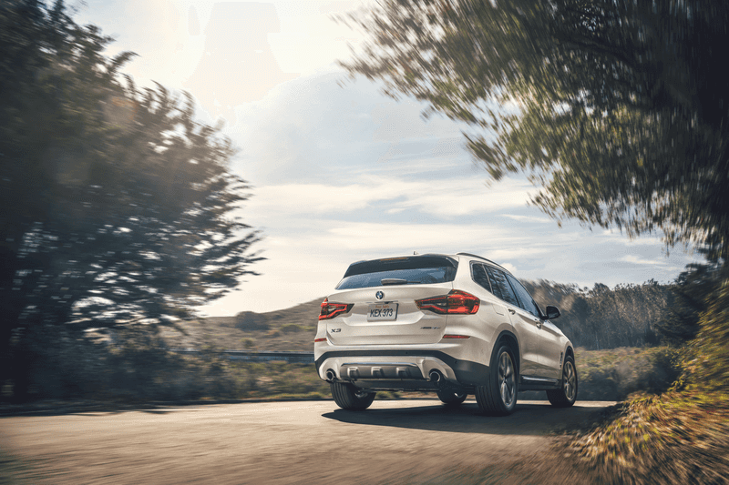 BMW X3 Rear View