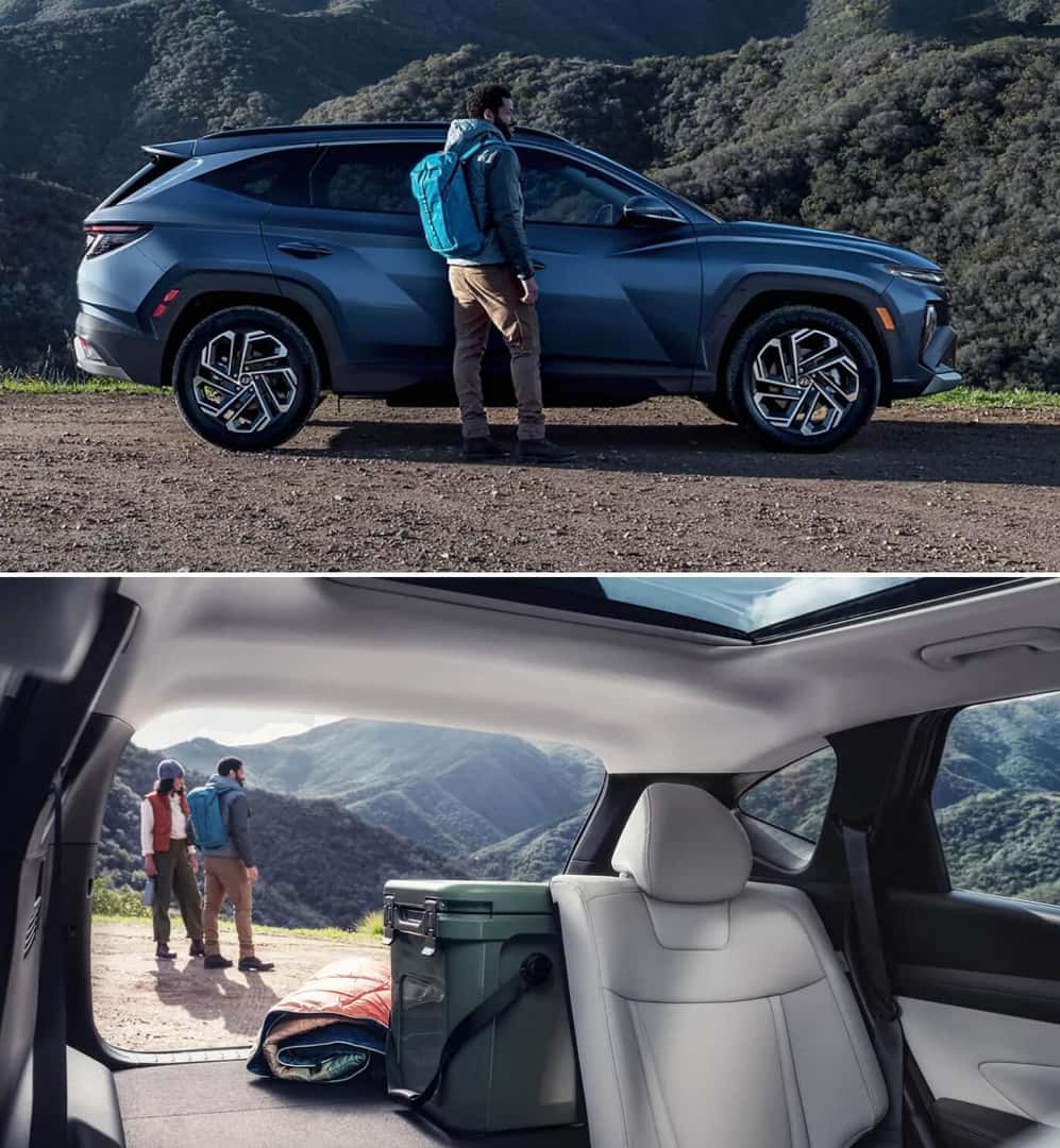 Hyundai Tucson vs. Toyota RAV4 Size and Cargo Space