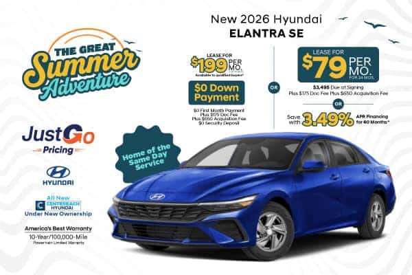 New 2026 Hyundai ELANTRA SE