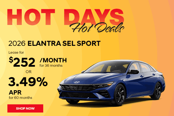 2026 Elantra Sel Sport