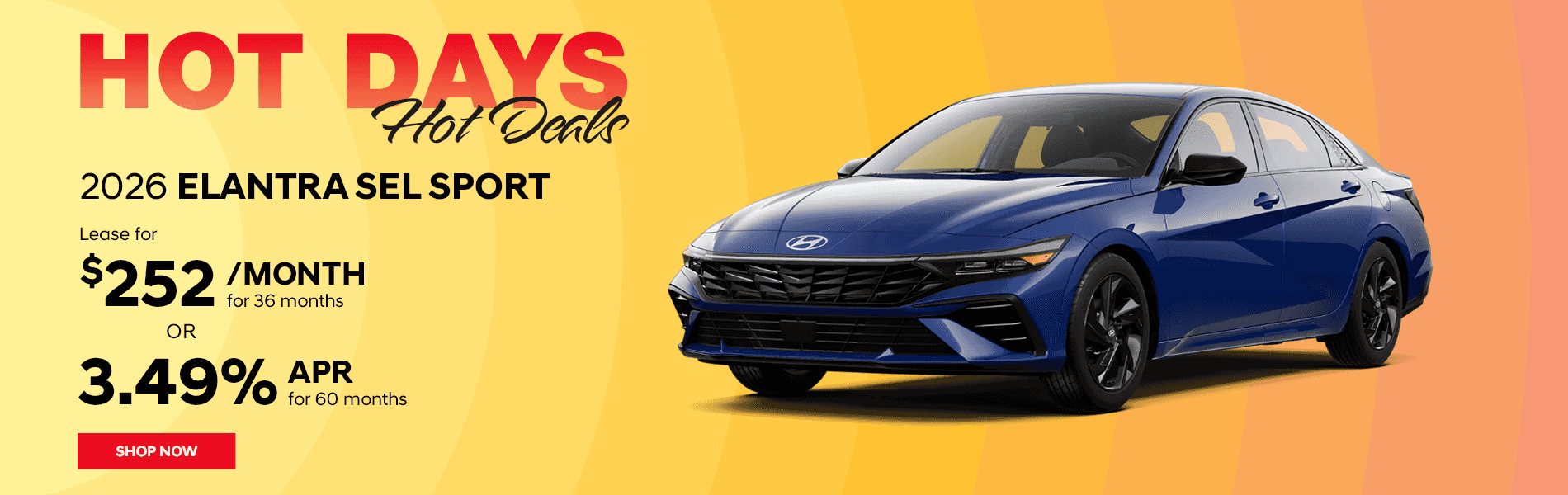 2026 Elantra Sel Sport