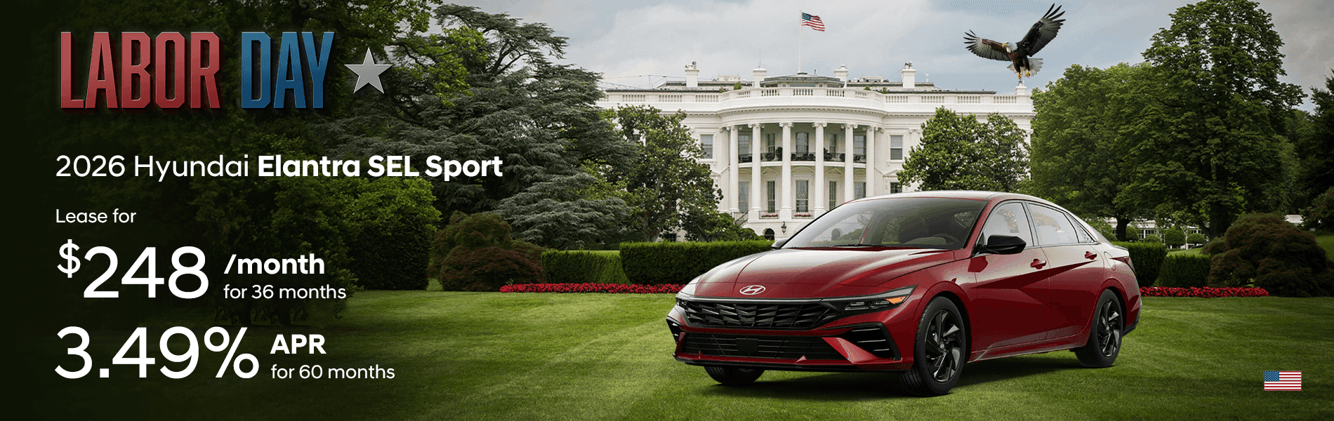 2026 Elantra SEL Sport Lease for $248 a month/36 months