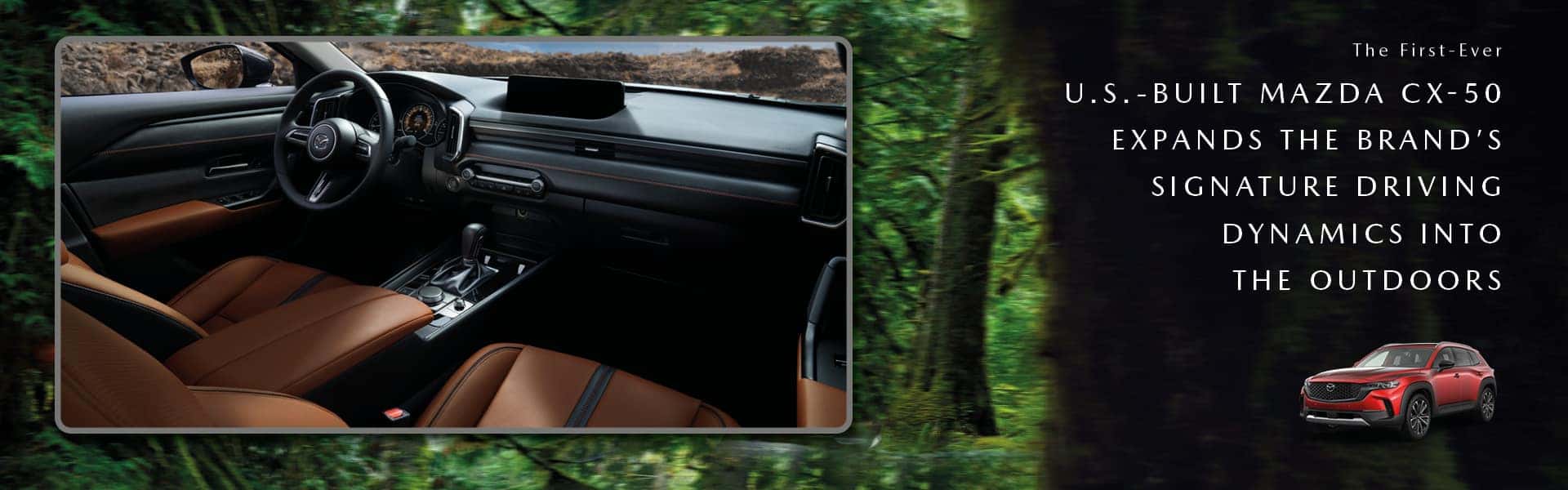 mazda CX-50 2022 (WEB BANNER both stores) 1920&#215;540 Interior pic