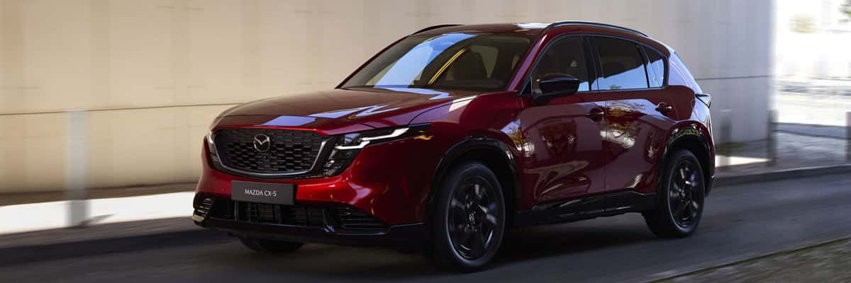 2026 MAZDA CX-5 SUV Driving Down the Road