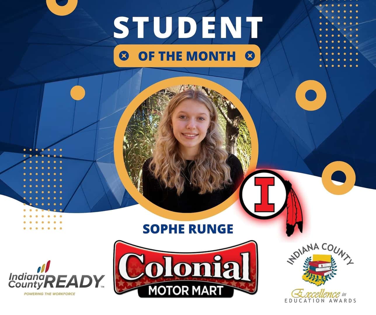 Student of the Month Sophe Runge