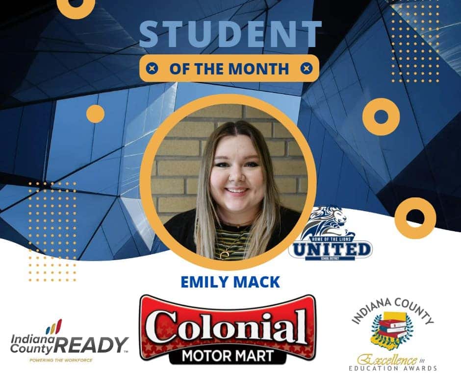 Student of the Month Emily Mack
