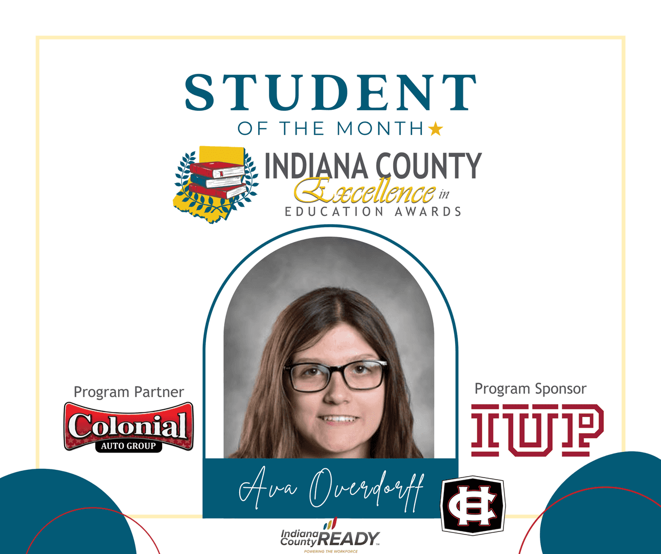 Student of the Month Homer center	
