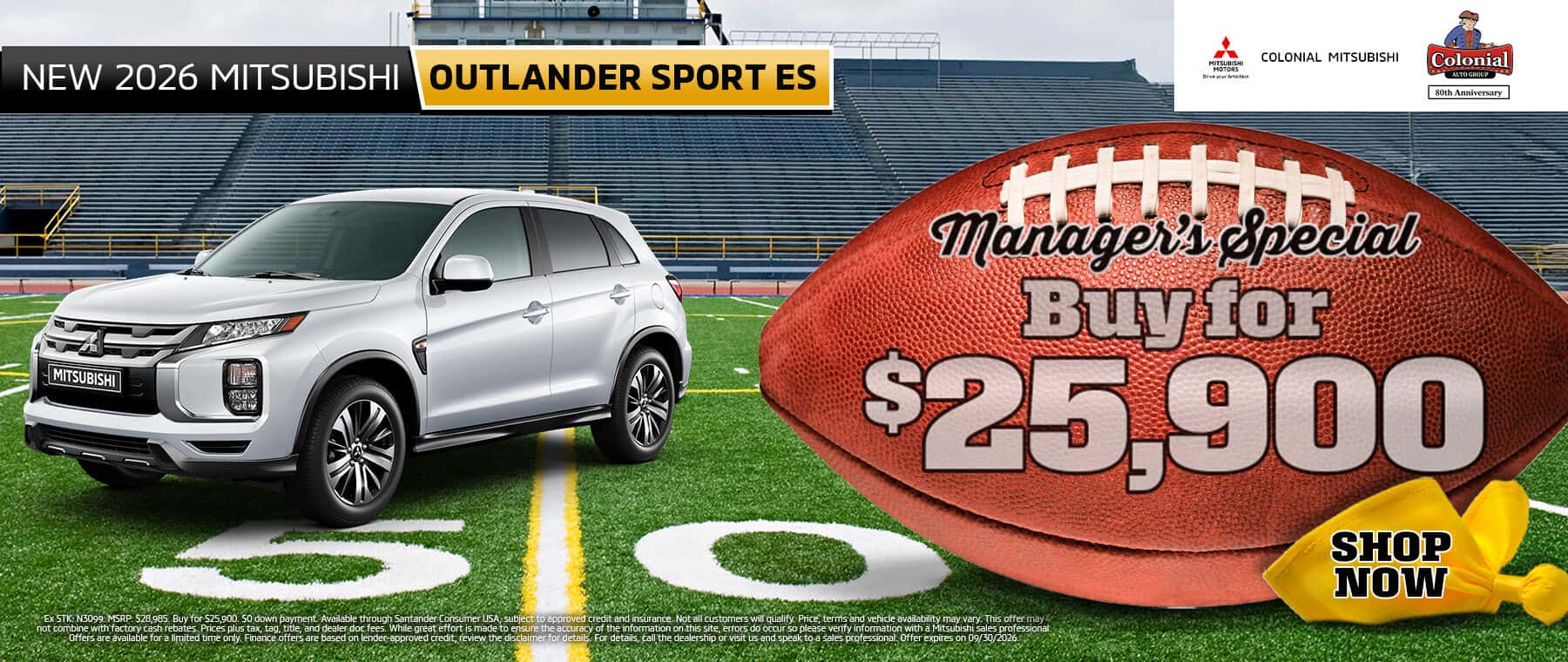 New 2026 Mitsubishi Outlander Sport ES