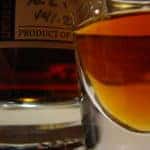Shot Glass Filled With Bourbon