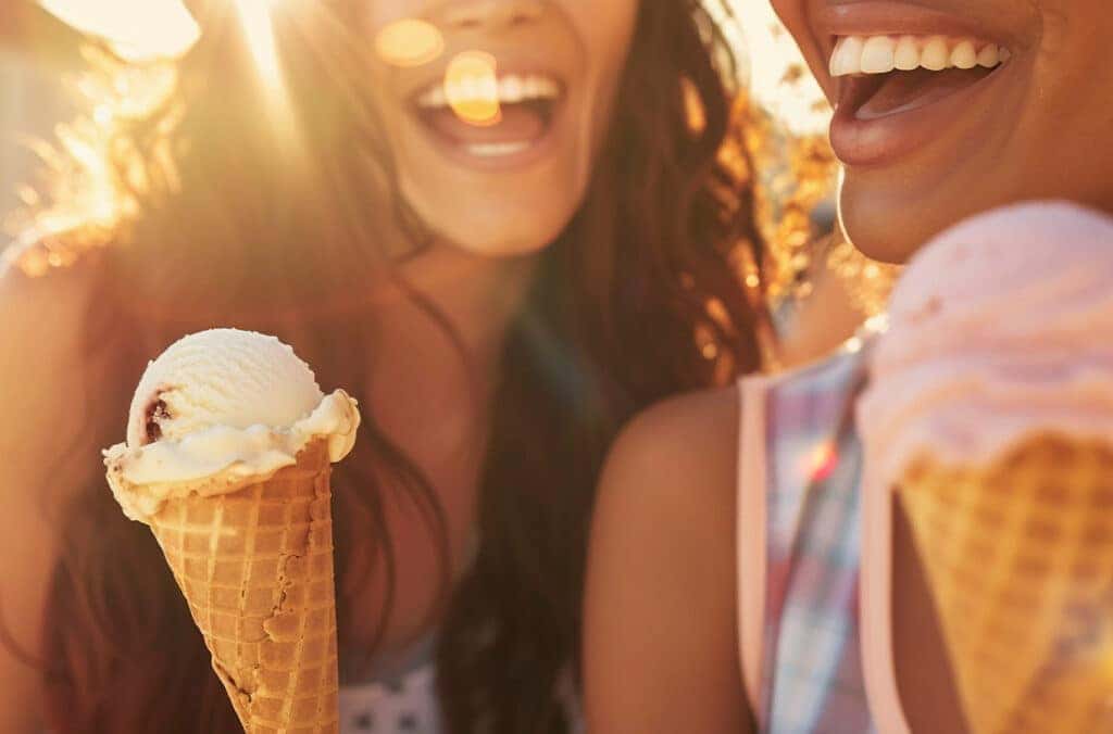Chrysler Dodge Jeep Ram Dealer Near State College | Friends eating ice cream together and laughing