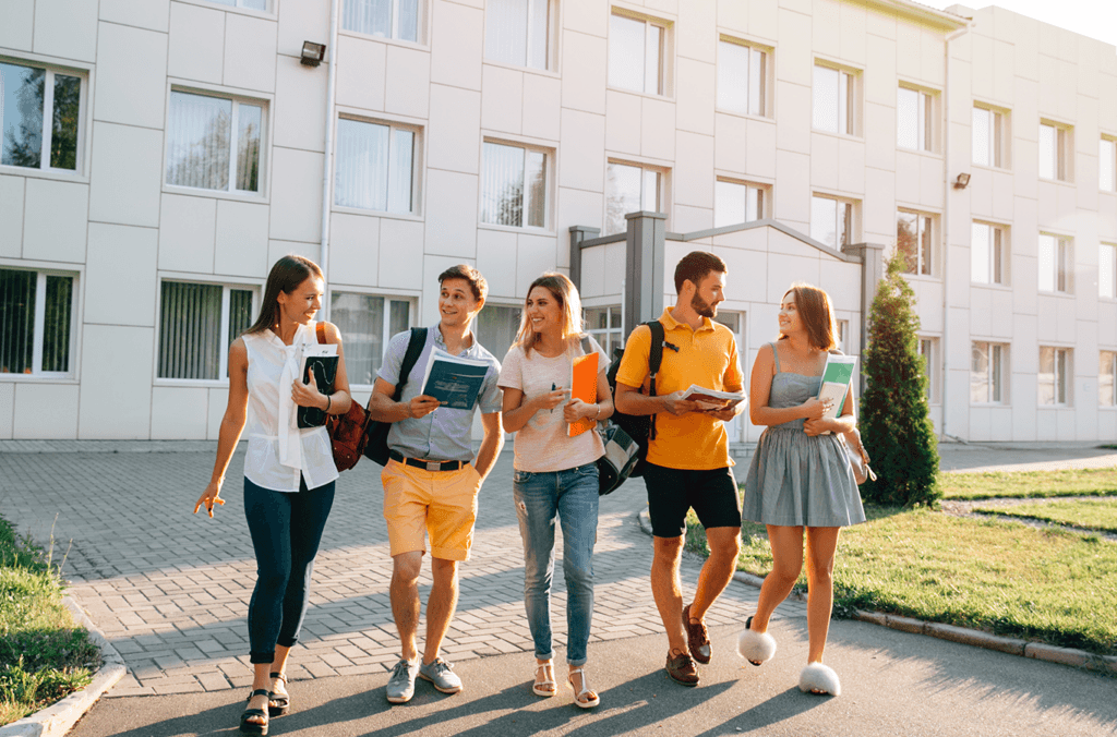 Hyundai Dealer Near State College | group of students walking around campus 