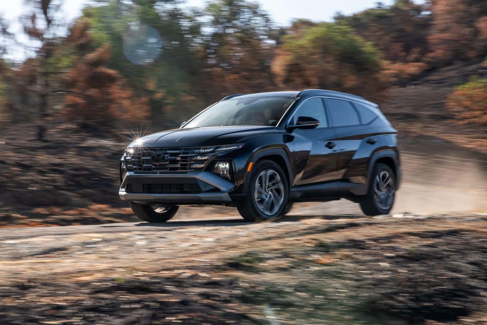 2025 Hyundai Tucson Hybrid driving