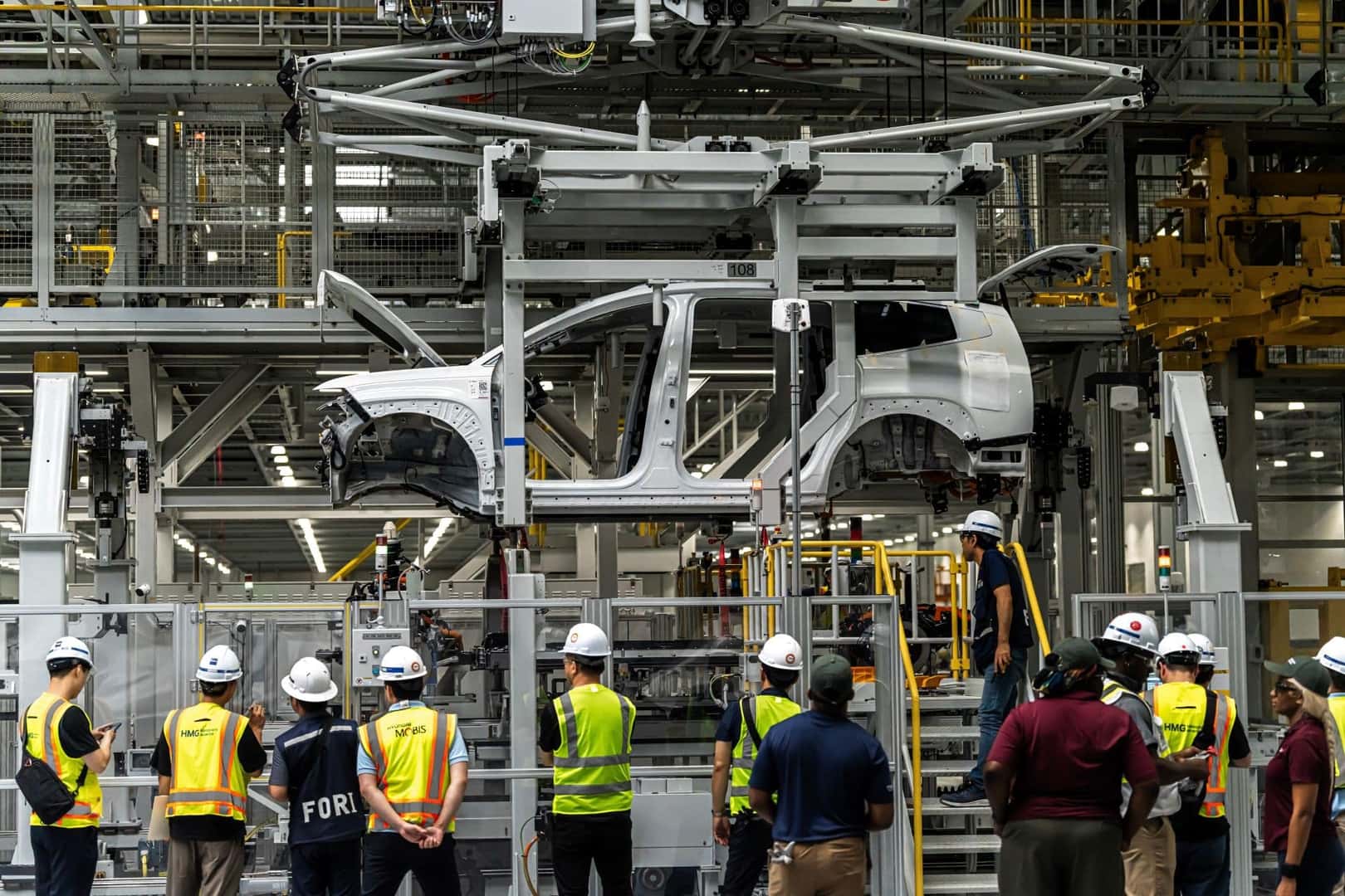 IONIQ 9 pre-production at HMGMA plant