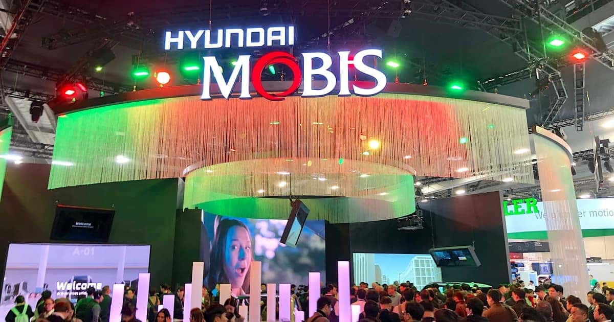 Hyundai Mobis Booth at CES 2025