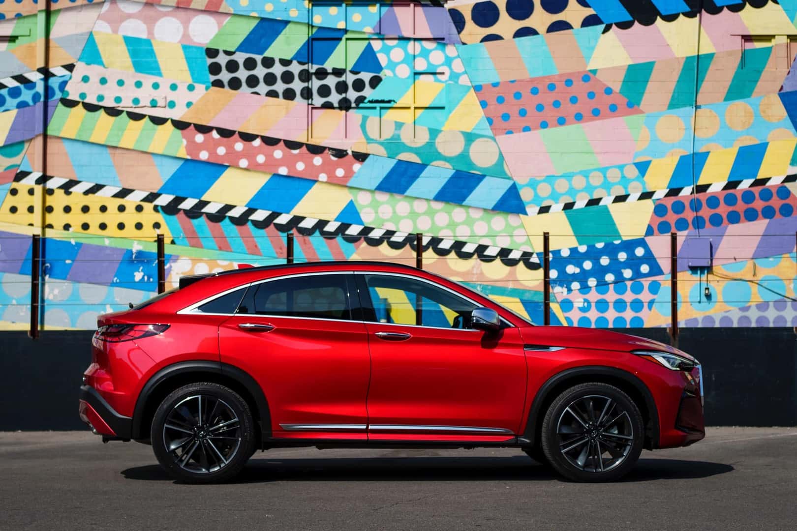 2025 INFINITI QX55 Dynamic Sunstone Red