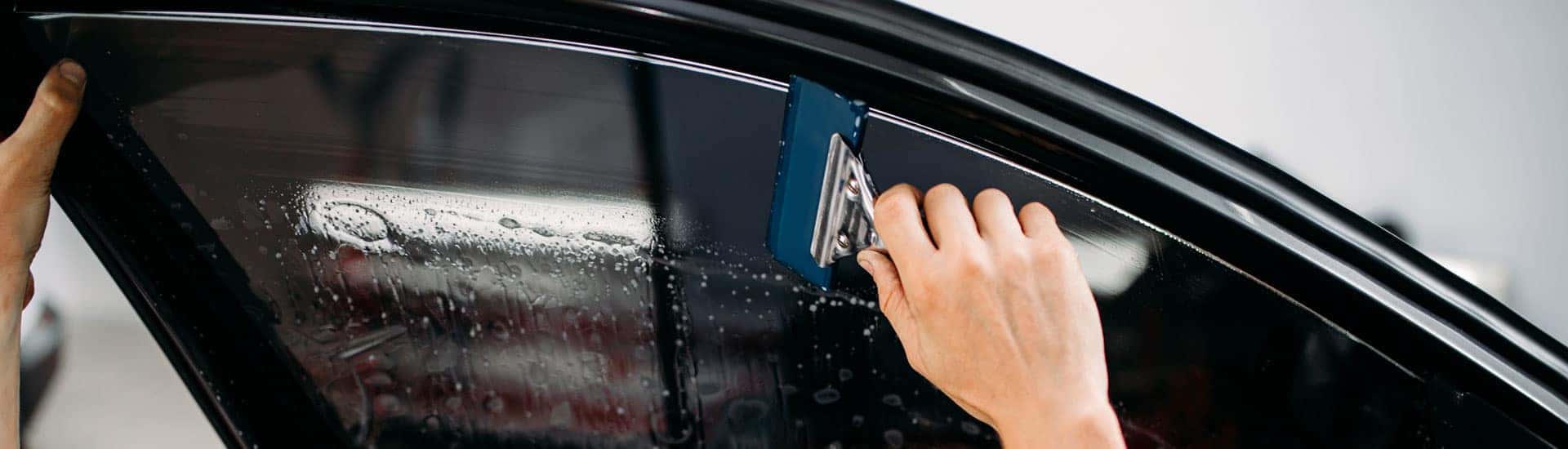 20 percent window tint on a car window