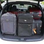 2020 INFINITI QX50 trunk with luggage