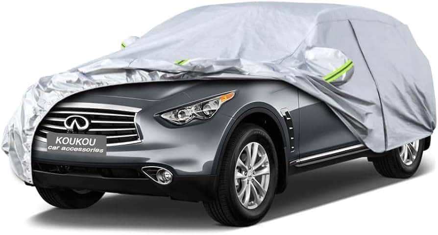 Koukou car cover on an INFINITI FX37