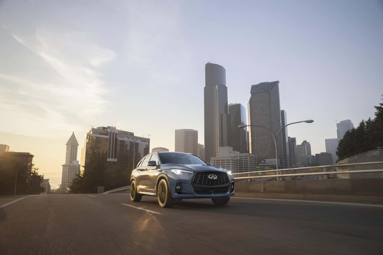 2025 INFINITI QX50 Slate Gray city