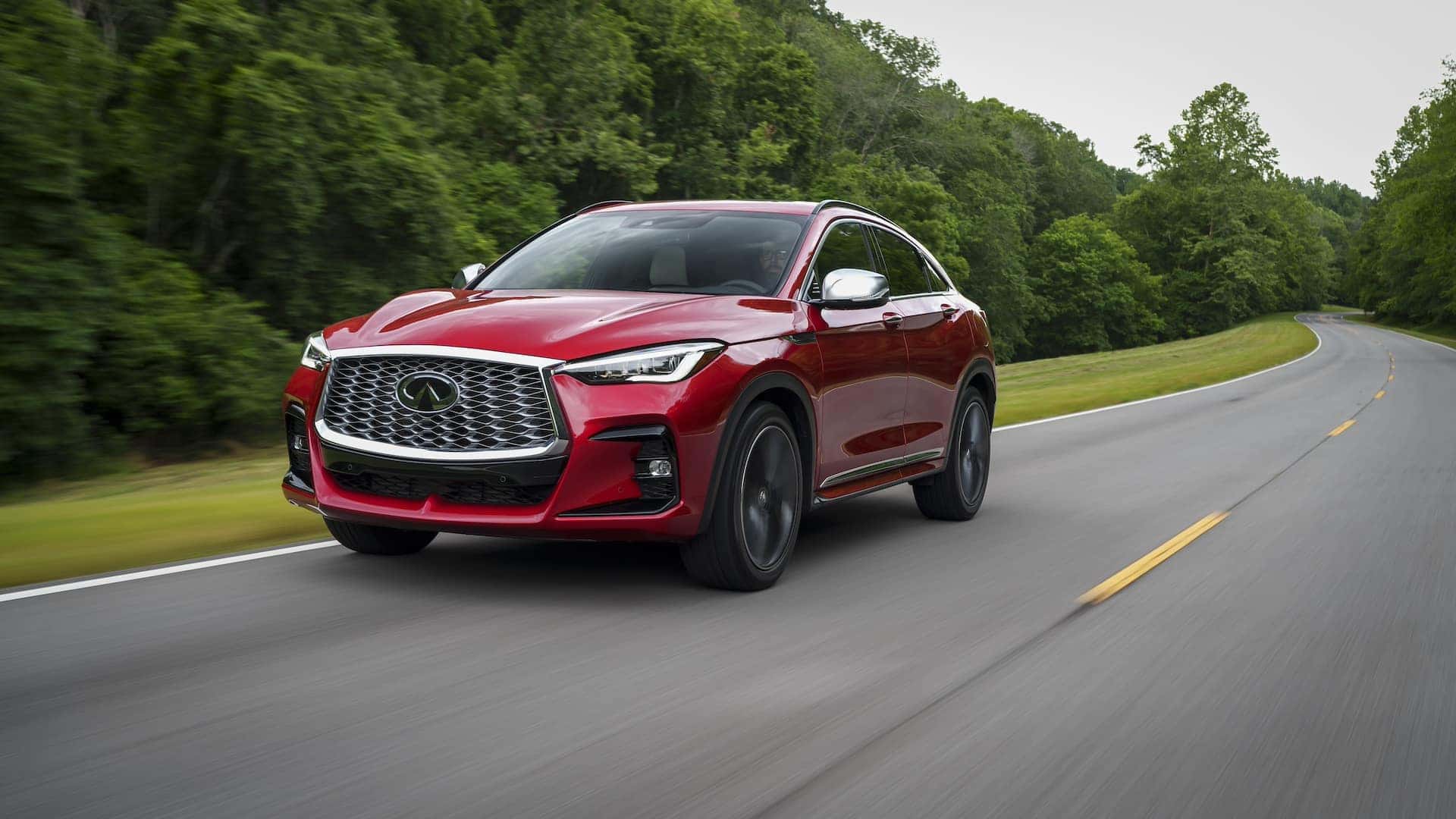 2024 INFINITI QX55 Dynamic Sunstone Red