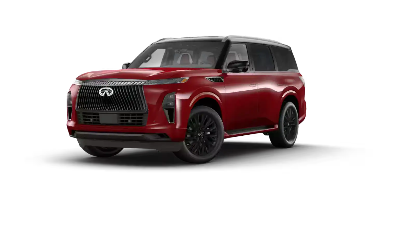 2026 INFINITI QX80 Coulis Red/Black Obsidian Two-Tone