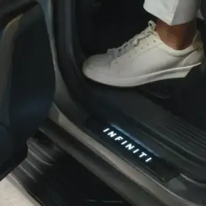 2026 INFINITI QX80 Radiant Illuminated Kick Plates
