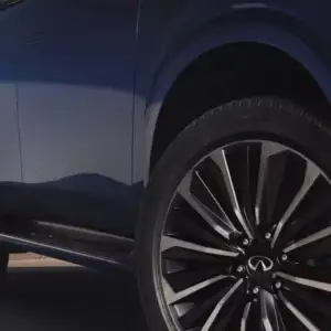 2026 INFINITI QX80 Grand Blue wheels