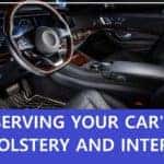 A car's front interior