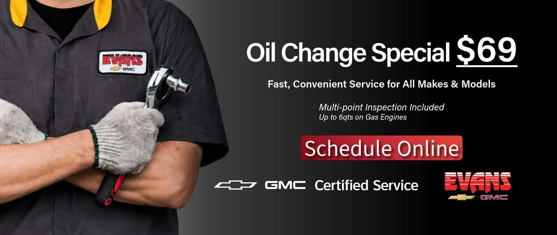 $69 Oil Change Special