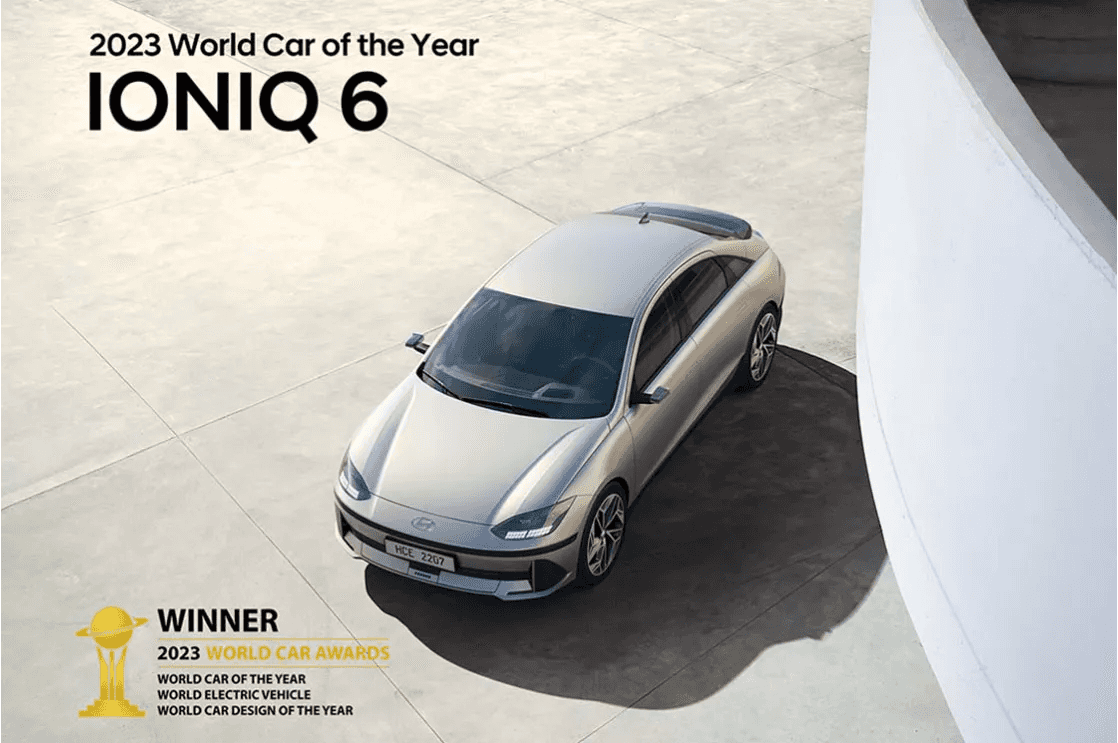 ioniq 6 named world car of the year
