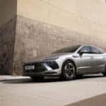2024 Hyundai Sonata parked in fornt of a building