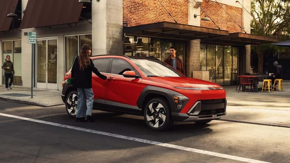 Red 2026 Hyundai Kona