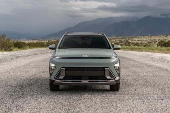 2025 Hyundai TUCSON Hybrid in Deep Sea Blue.